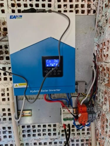 Customer photo review of EASUN Inverter Solare 6.2KW 48V Inverter Ibrido Fotovoltaico con Caricatore MPPT da 120A