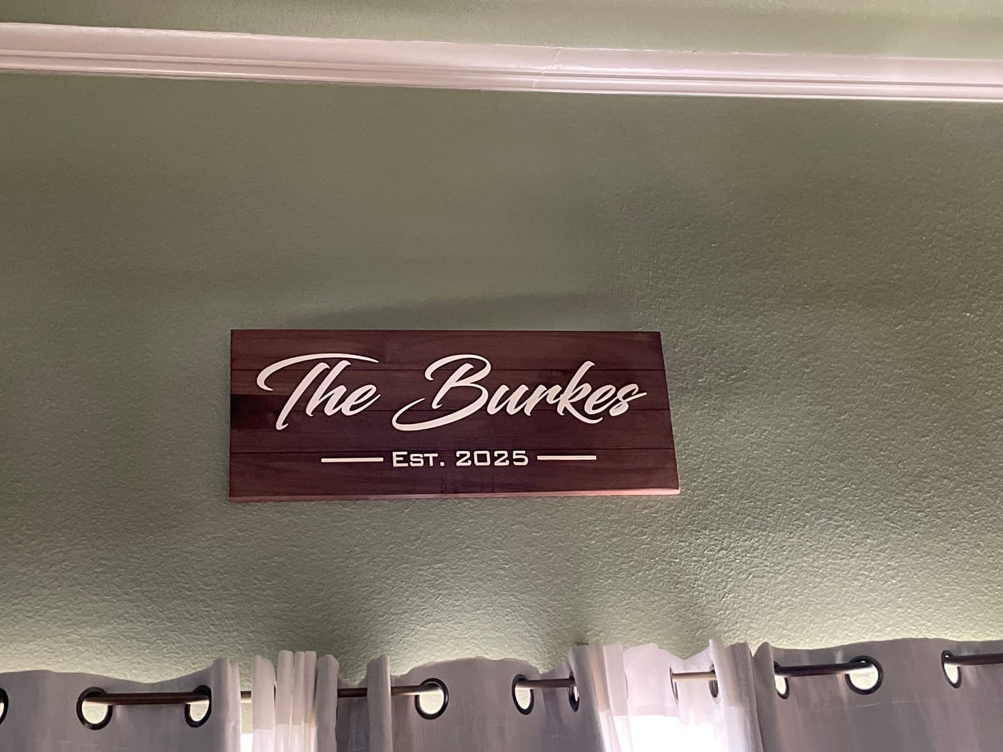 Customer photo review of Custom Wooden Sign