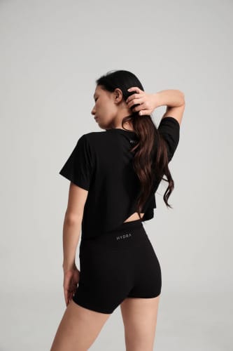 Customer photo review of Cross Back Tee