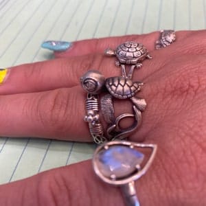 Customer photo review of Sea Turtle Ring