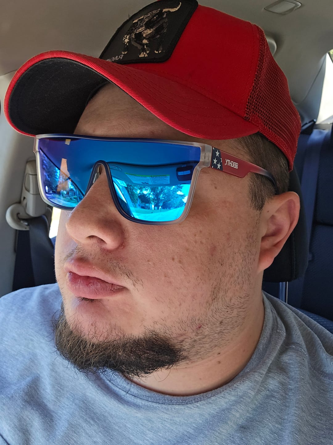 Customer photo review of 80Eighty® Polarized Murica Sunglasses