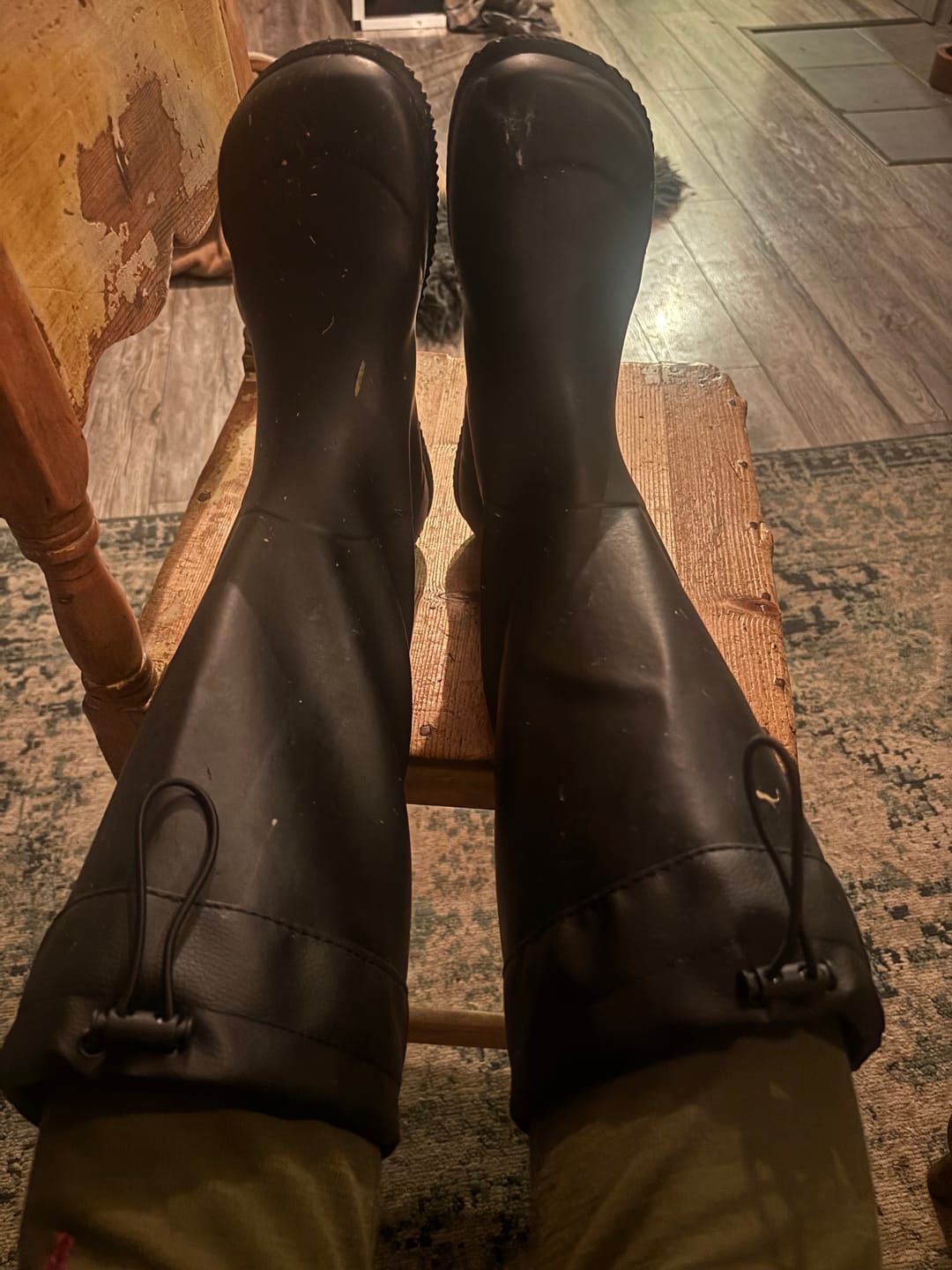 Customer photo review of Vaistoa Katve 2 | Rubber Barefoot Rain Boots