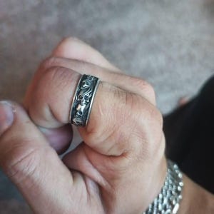 Customer photo review of Skull Smoke Ring
