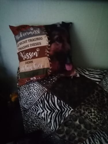 Customer photo review of Seelenwärmer - Individuelles Kissen
