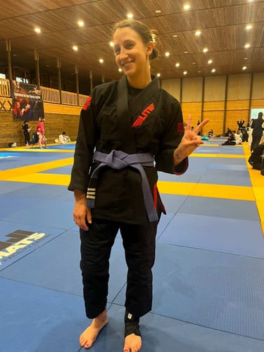 Customer photo review of Core Black Brazilian Jiu Jitsu Womens BJJ Gi