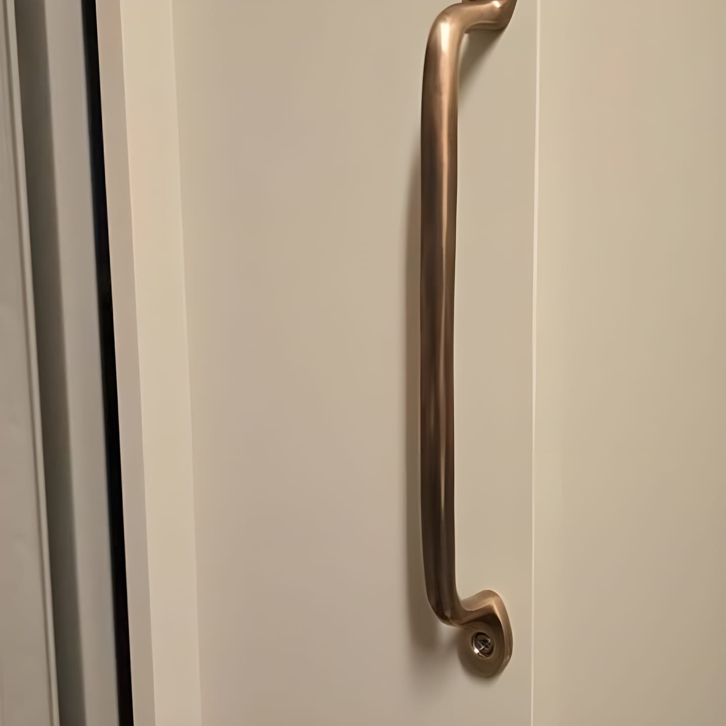 Customer photo review of Serene Cabinet Pulls - Antique Brass