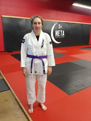 Customer photo review of Core White Brazilian Jiu Jitsu Womens BJJ Gi