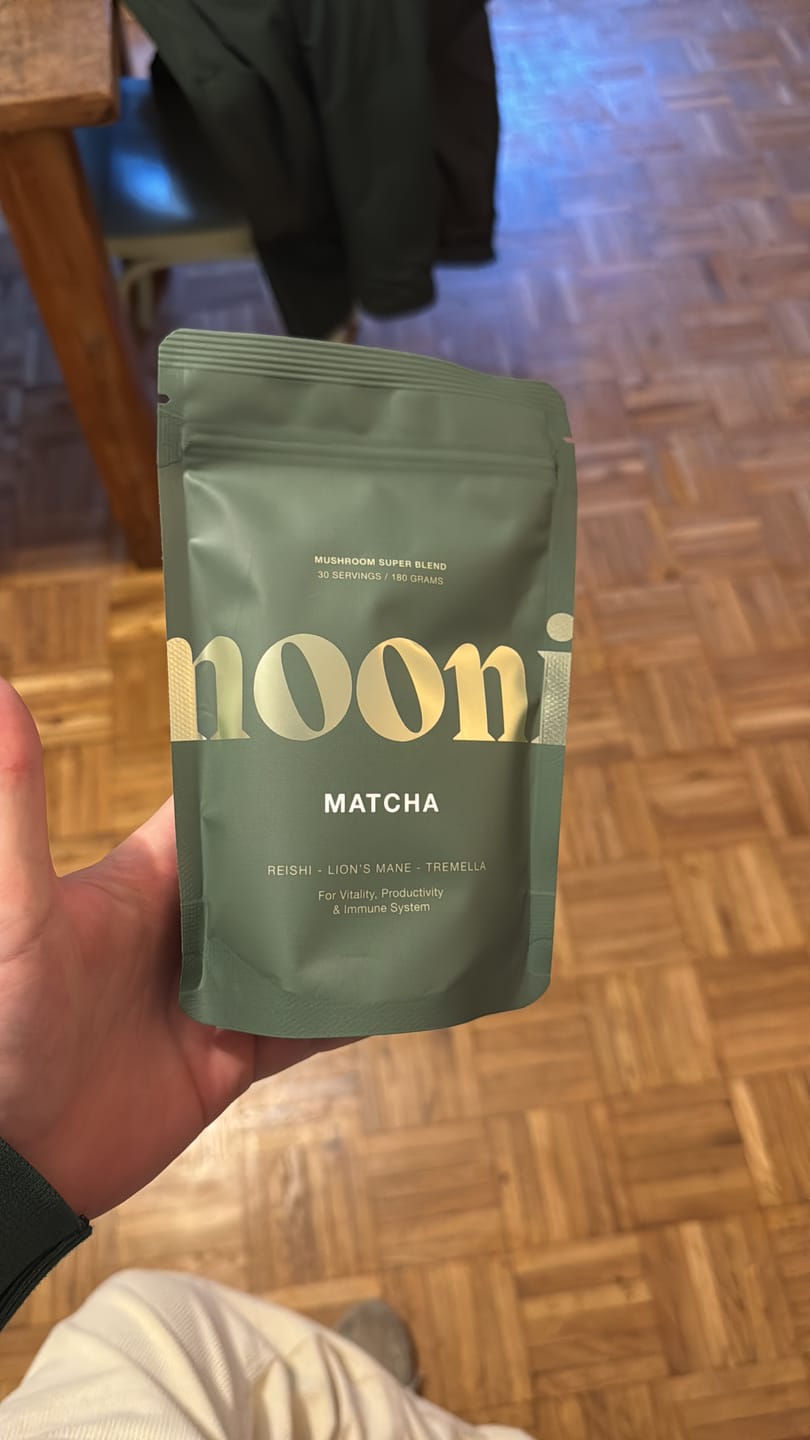 Customer photo review of Nooni Paddenstoelen Matcha