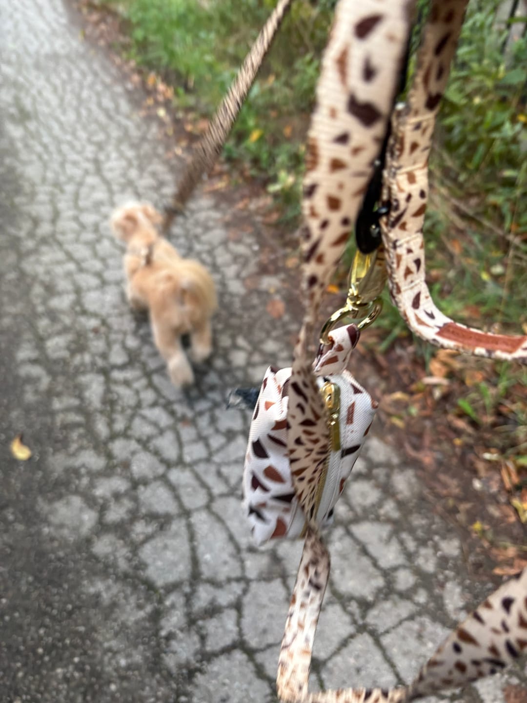 Customer photo review of Etui na kupoworki "Beige Terrazzo"