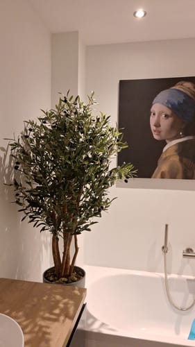 Customer photo review of Kunst Olijfboom 120cm Deluxe