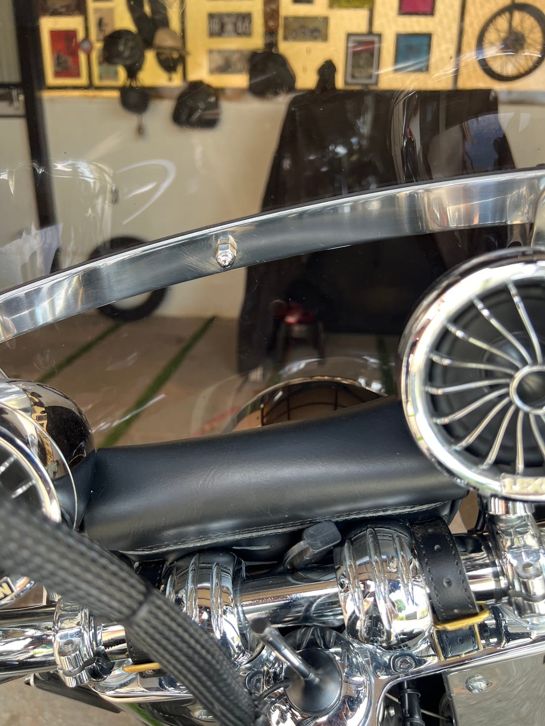 Customer photo review of sidekick moto pouch