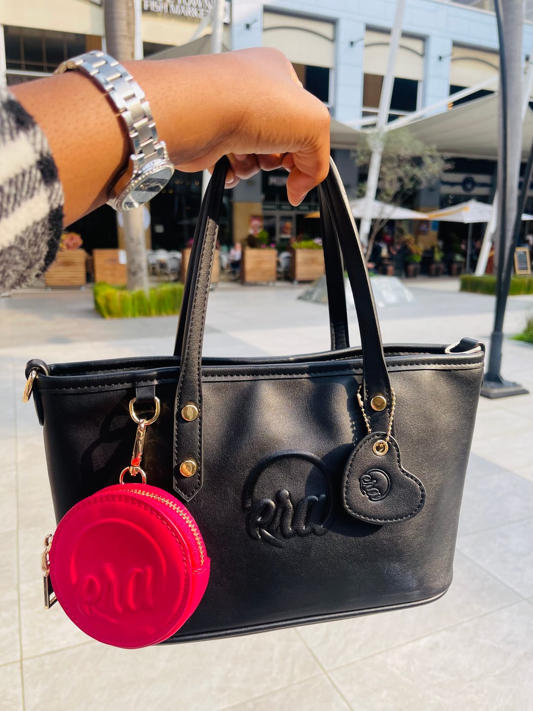 Customer photo review of Pink Era Charm Purse