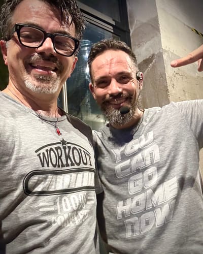 Customer photo review of You Can Go Home Now - Men's Sweat Activated T-Shirt