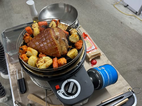 Customer photo review of COBB Grill Gas Bundle with Free Pizza Stone