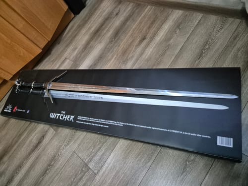 Customer photo review of Geralt of Rivia's Silver Sword - The Witcher