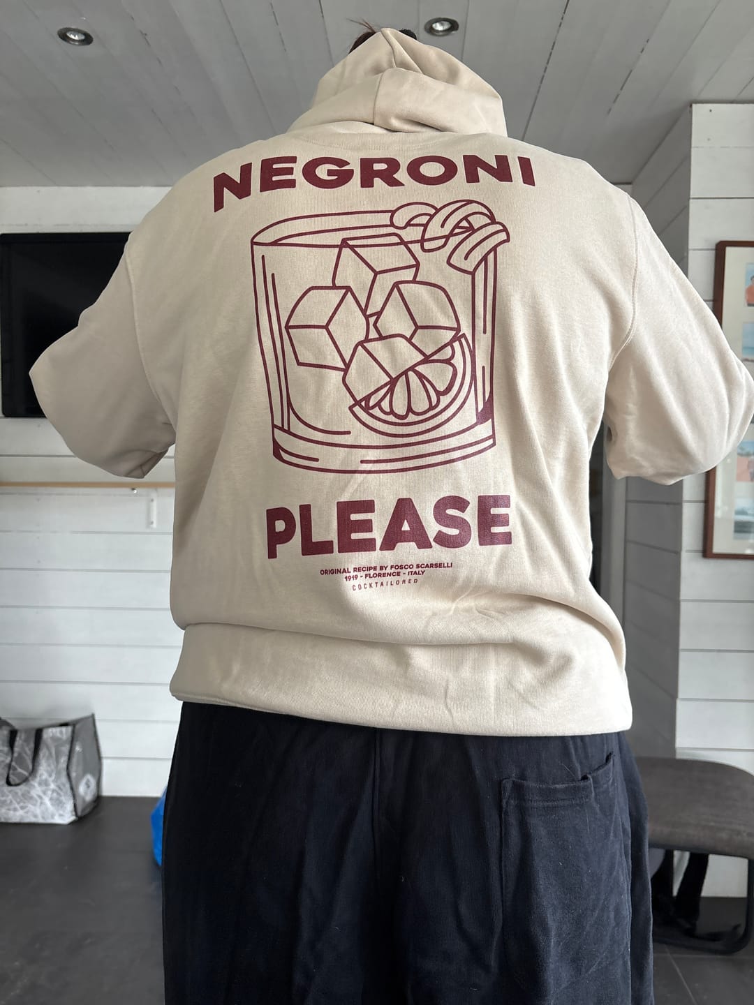 Customer photo review of The Negroni Pls. Eco Hoodie