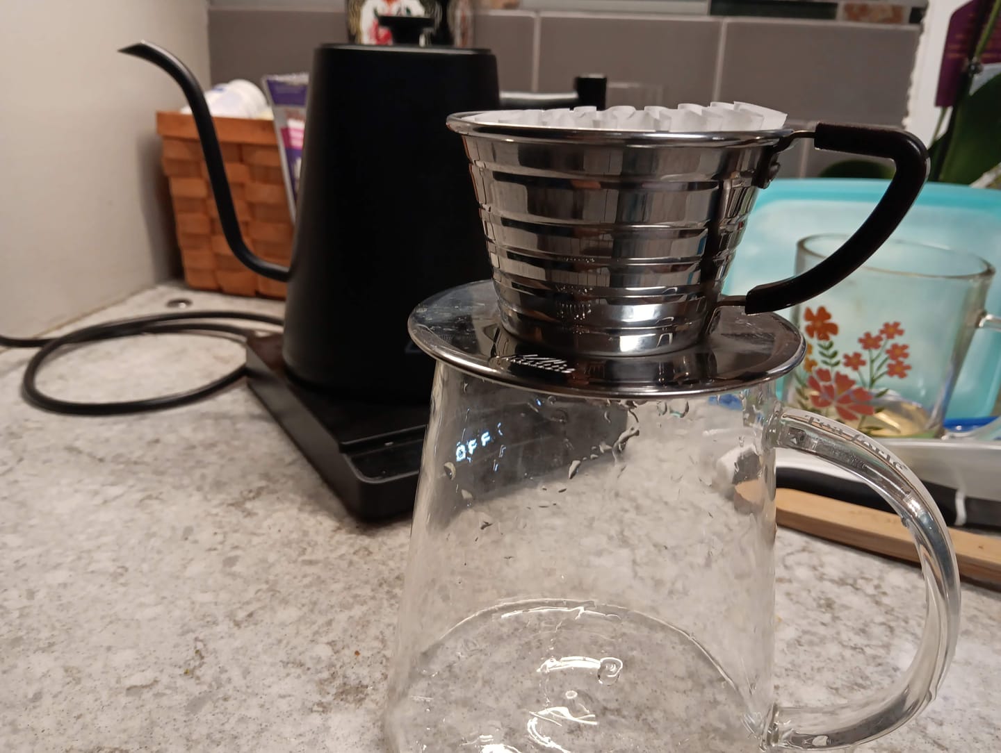 Customer photo review of Kalita Wave 155 Coffee Filters - 100ct