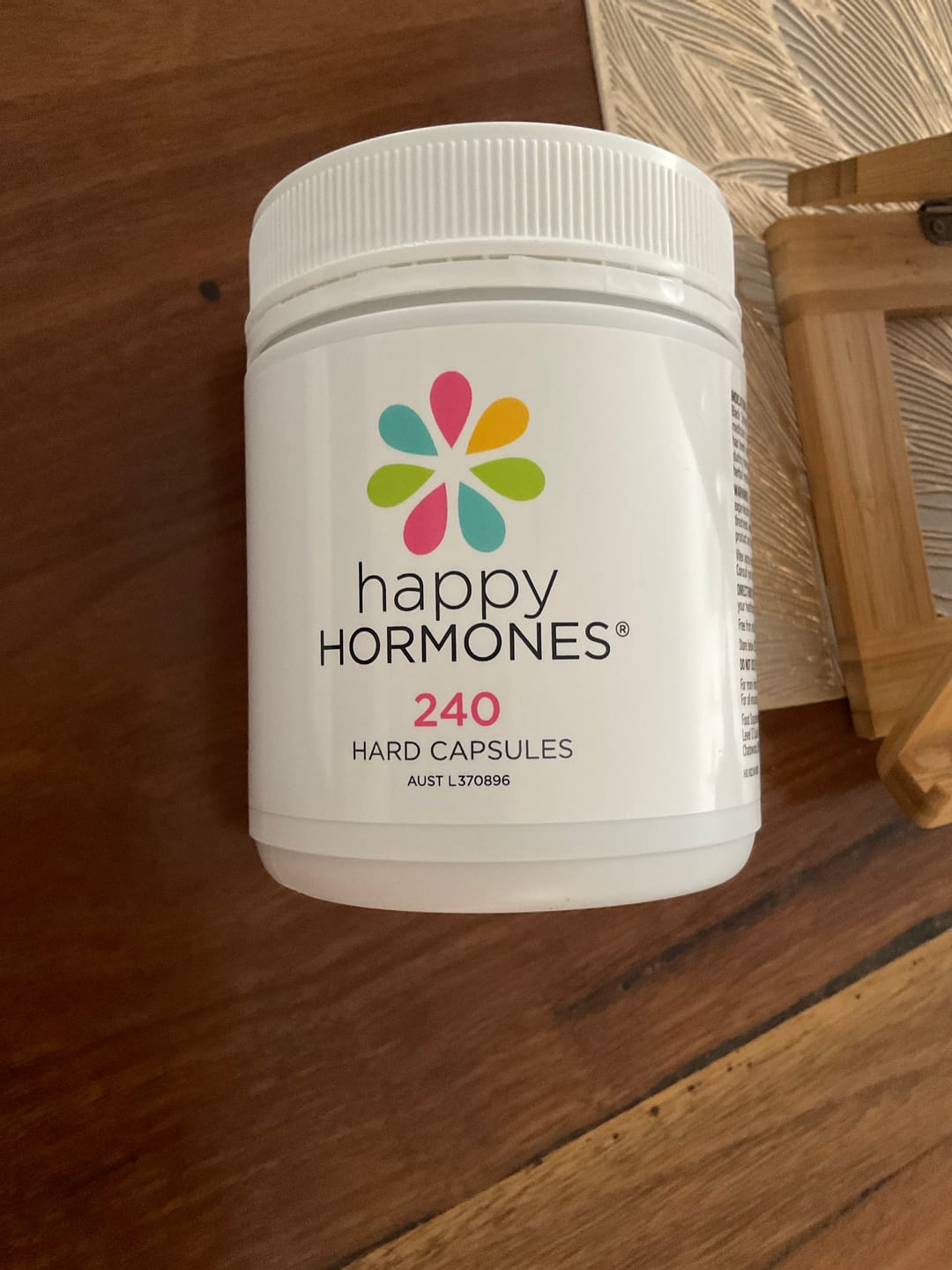 Customer photo review of Hormone Balance Supplement - Happy Hormones® Capsules