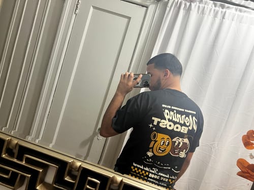 Customer photo review of MORNING BOOST (LIMITED EDITION) OVERSIZED BOX TEE