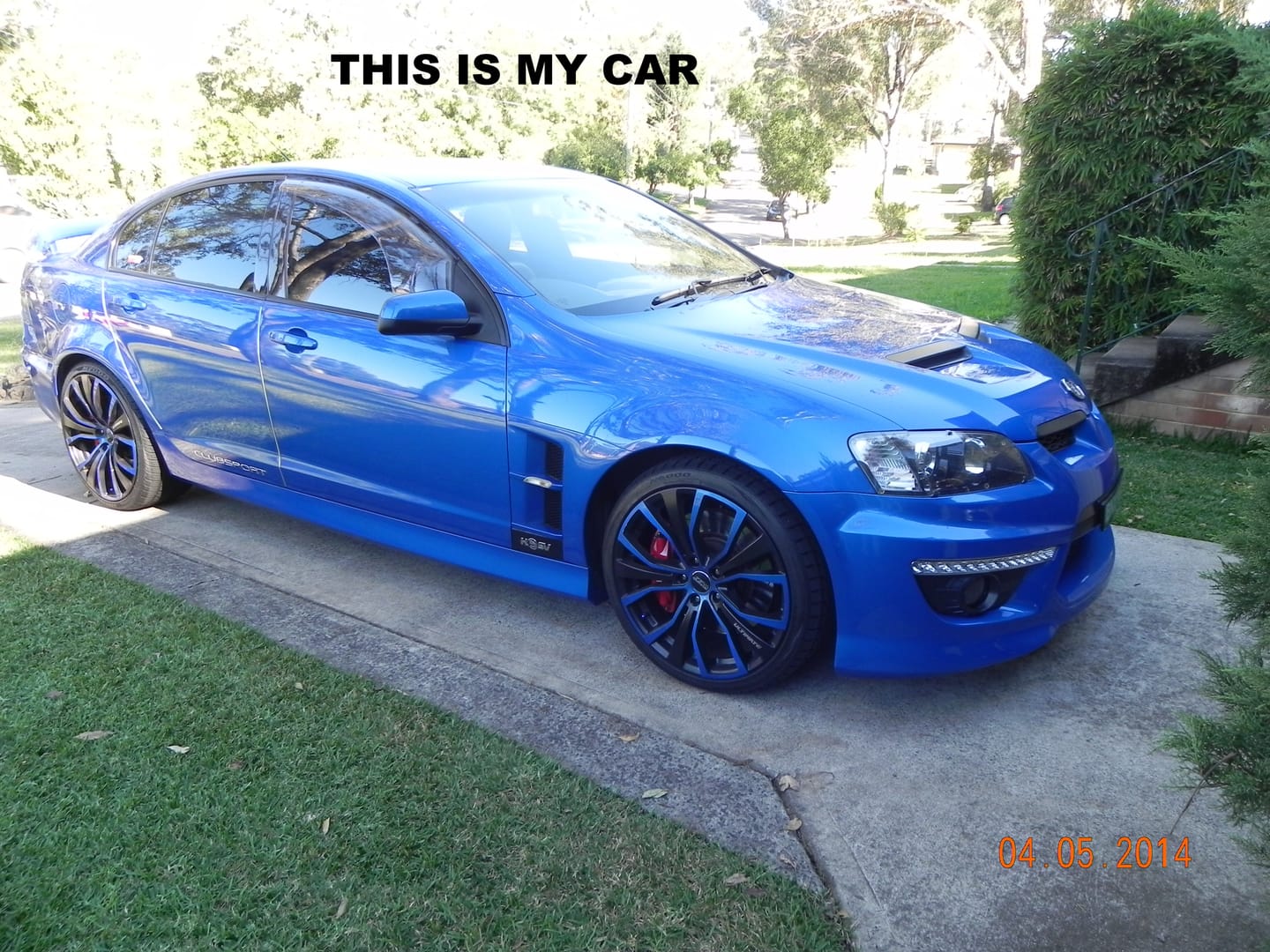 Customer photo review of Holden Special Vehicles Clubsport Wiper Blades