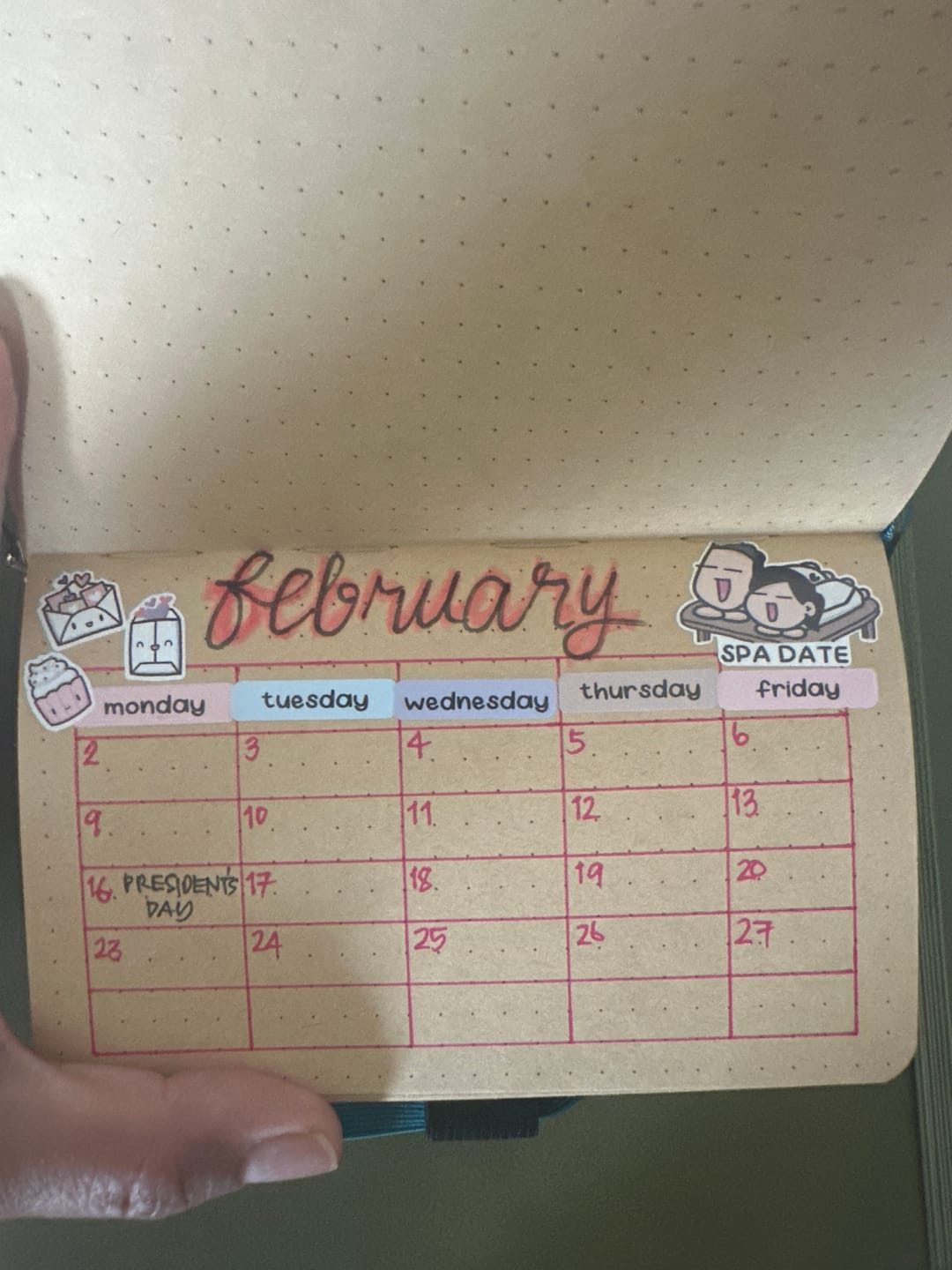 Customer photo review of Date Night Ideas Sticker Set