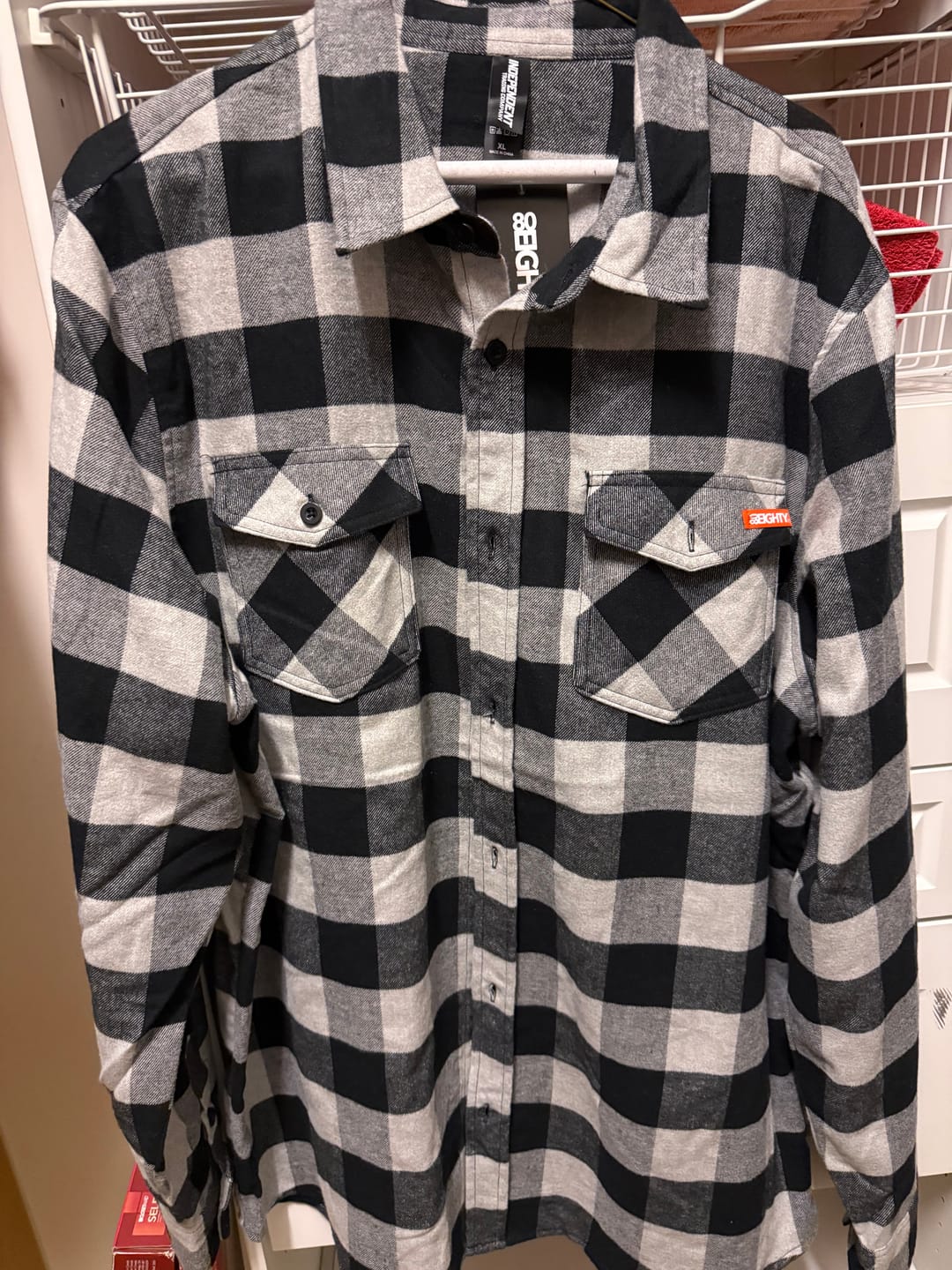Customer photo review of 80Eighty® Gray-Black Flannel
