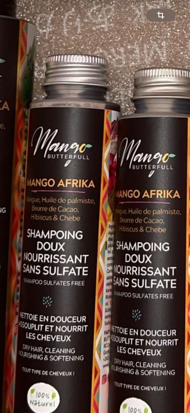 Customer photo review of Shampoing doux sans sulfates  MANGO AFRIKA