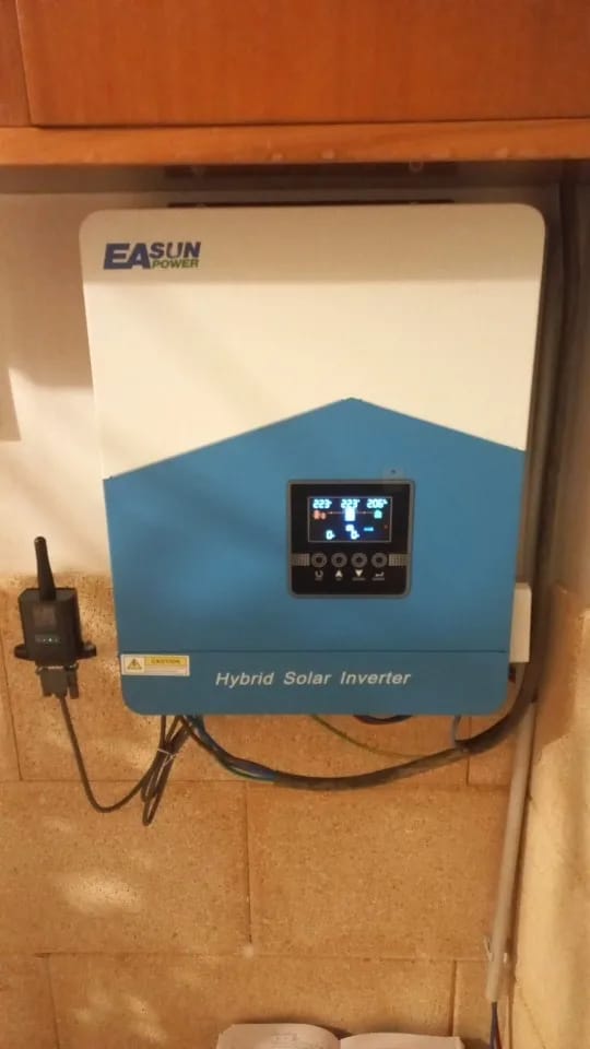 Customer photo review of EASUN Inverter Solare 6.2KW 48V Inverter Ibrido Fotovoltaico con Caricatore MPPT da 120A