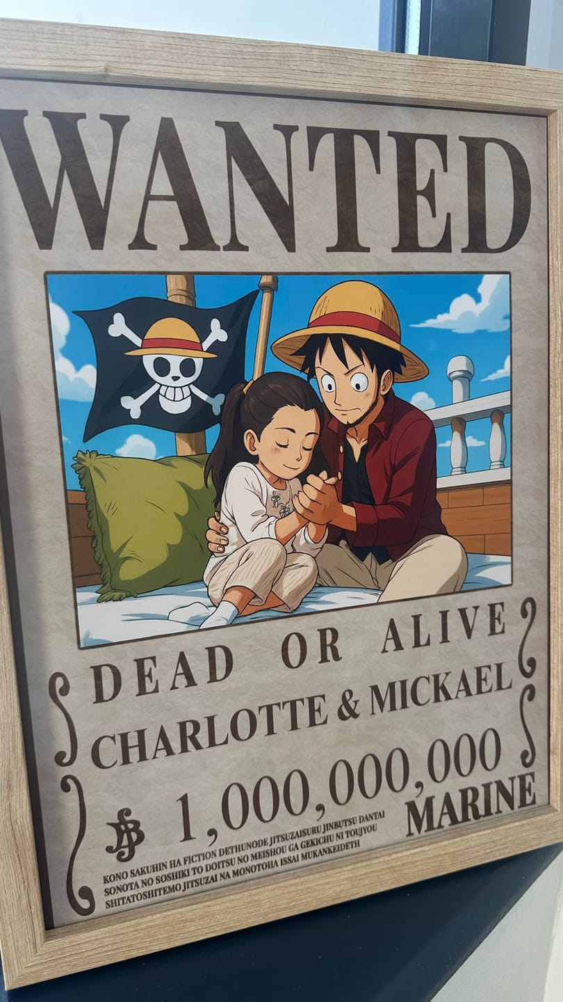 Customer photo review of WANTED - Affiche personnalisée