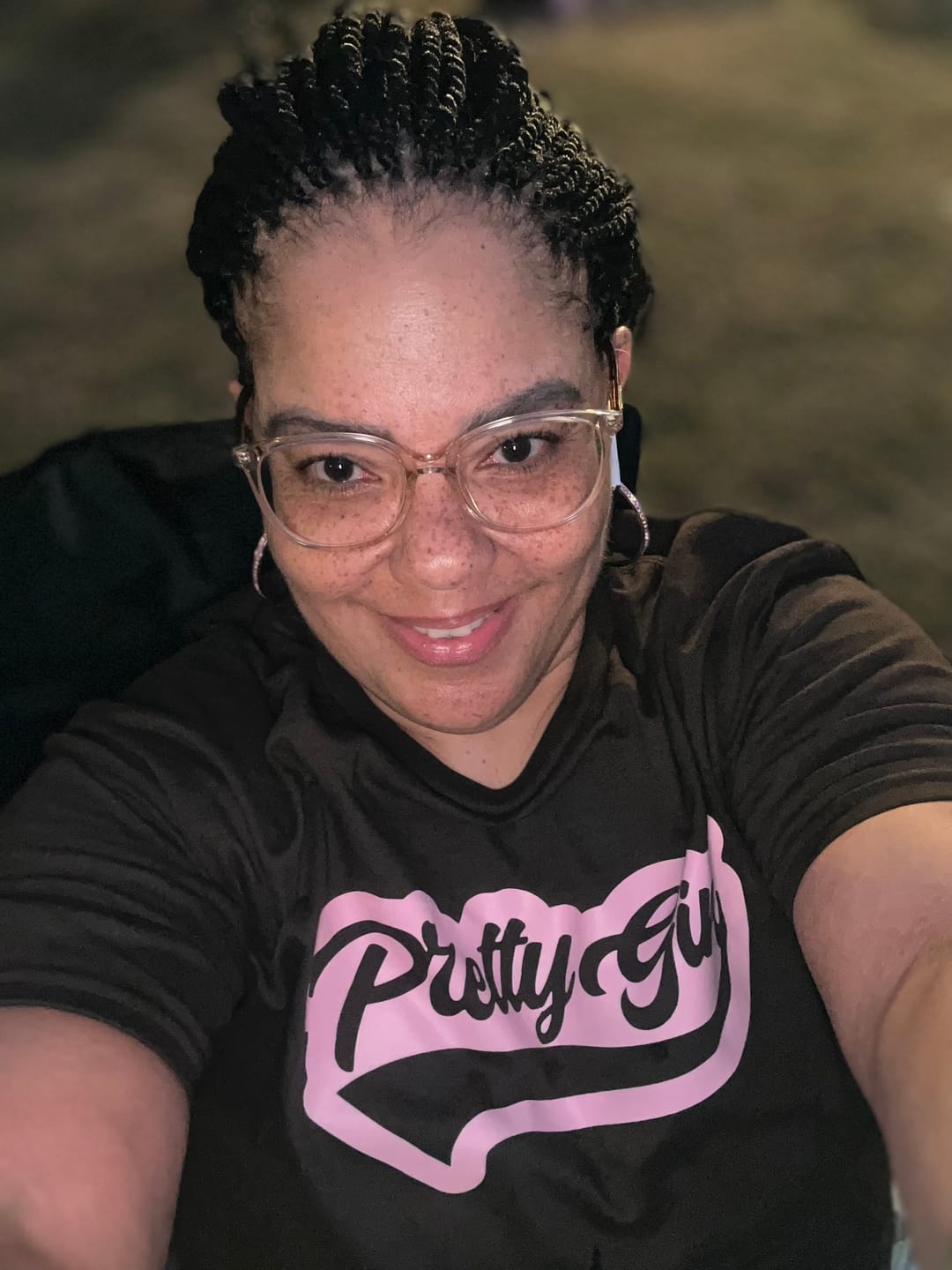 Customer photo review of Pretty Girl T-Shirt (Pink Print)