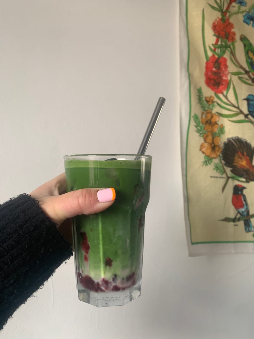 Customer photo review of Gourmet's Gold Artisan Matcha (Latte)