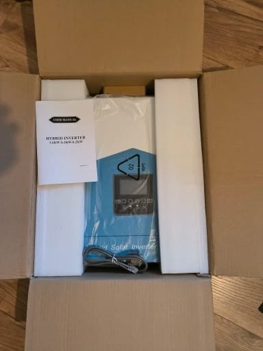 Customer photo review of EASUN Inverter Solare 6.2KW 48V Inverter Ibrido Fotovoltaico con Caricatore MPPT da 120A