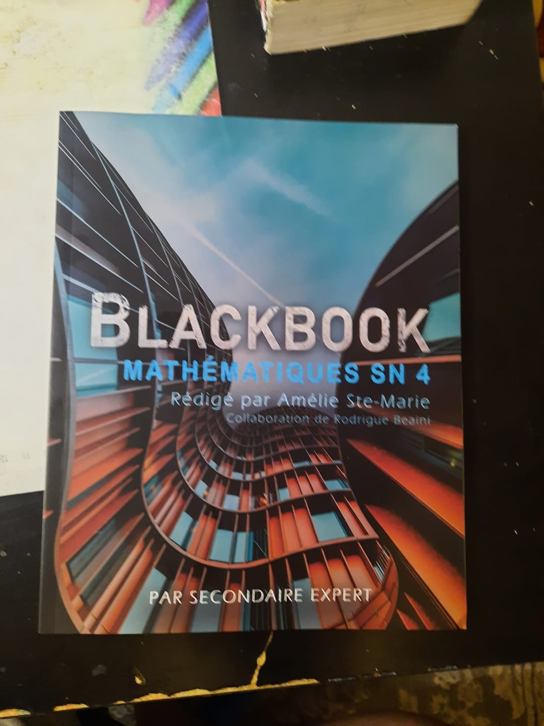 Customer photo review of Livret "Black Book" Mathématiques SN 4 (Secondaire)