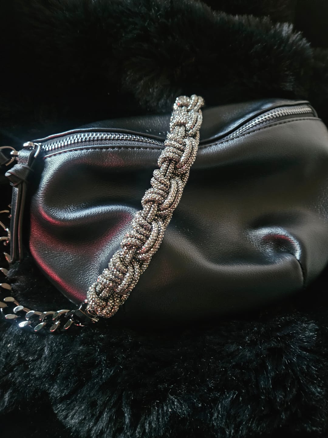 Customer photo review of 6" Extender Chain - Petite Straps - Gunmetal