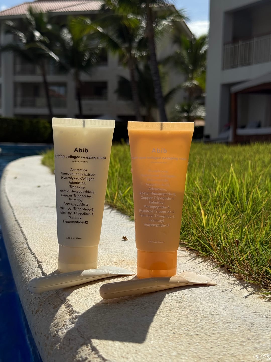 Customer photo review of Lifting collagen wrapping mask Jericho rose film