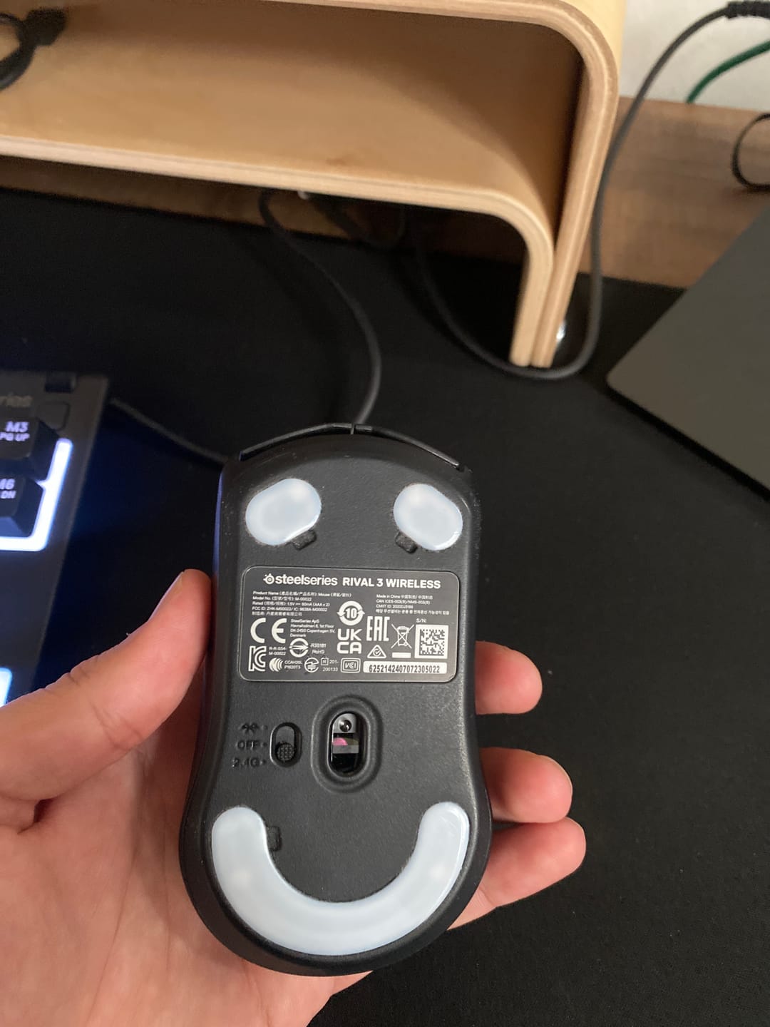 Customer photo review of Steelseries Rival 3/Rival 3 Wireless için Hoverpad V3 Mouse Skate