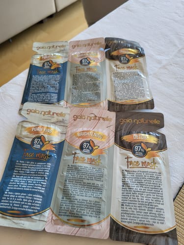 Customer photo review of Gaia Naturelle prirodne maske za lice 3u1