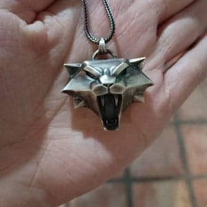 Customer photo review of Cat School Pendant