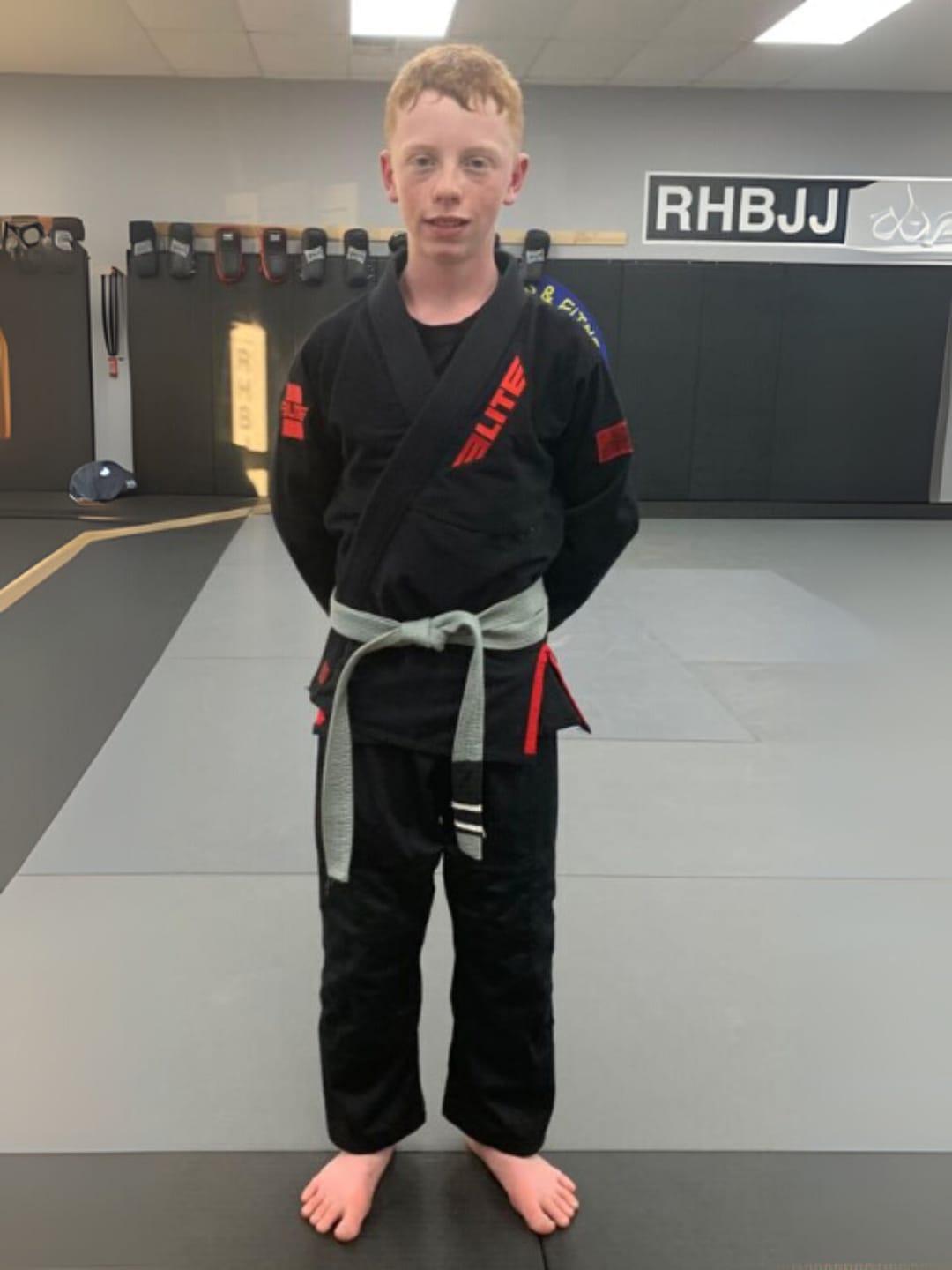 Customer photo review of Core Black Brazilian Jiu Jitsu Kids BJJ Gi