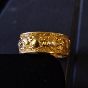 Customer photo review of Skull Smoke Ring