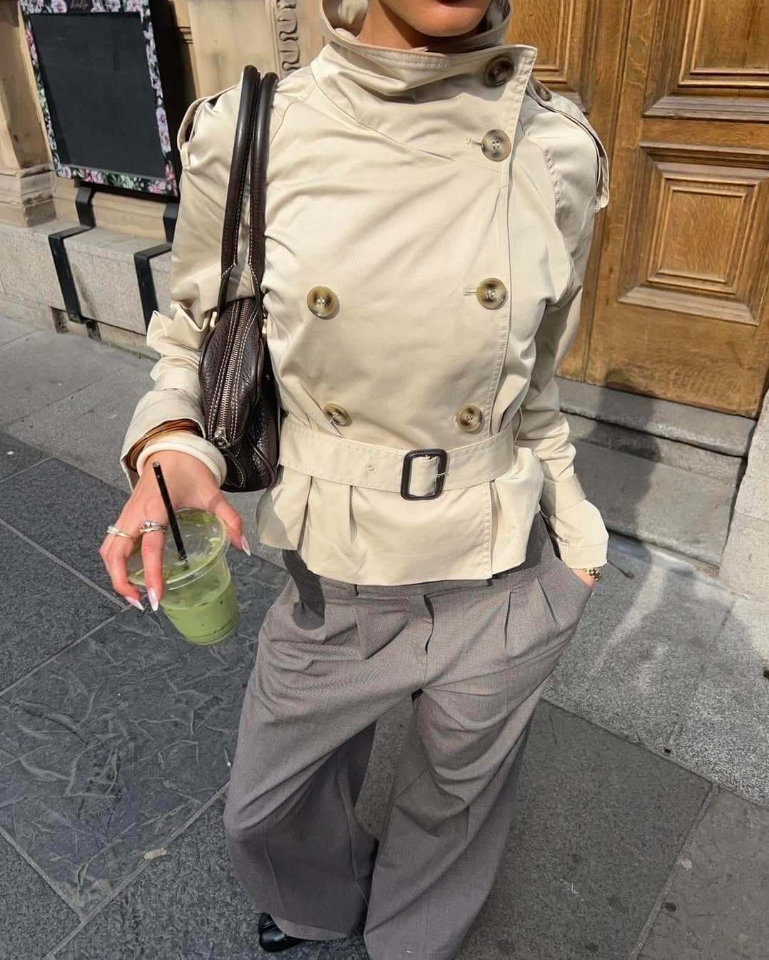 Customer photo review of Linda Trench Coat