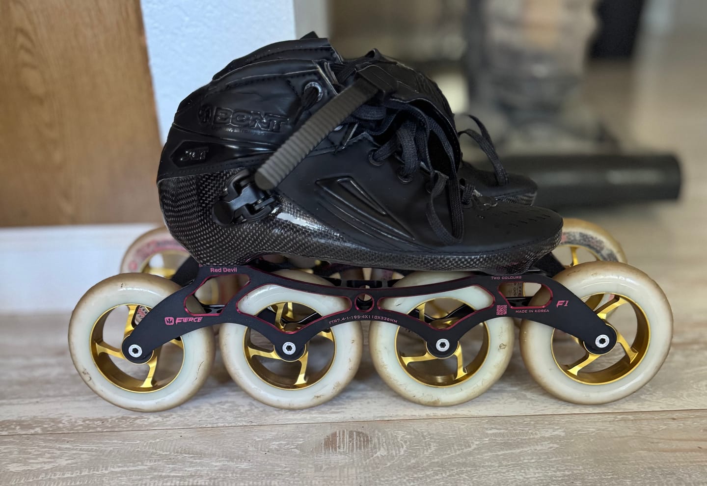 Customer photo review of Super Jet 195mm Inline Skate Boot