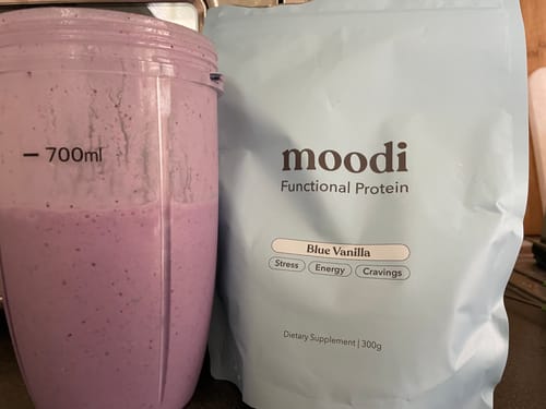 Customer photo review of Blue Vanilla