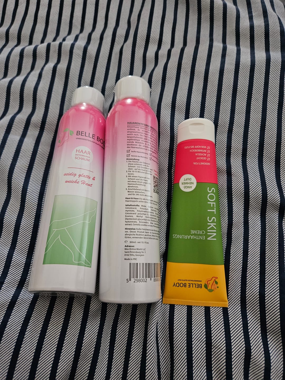 Customer photo review of 5x Belle Body Haarentfernung inkl. Gratis Enthaarungscreme