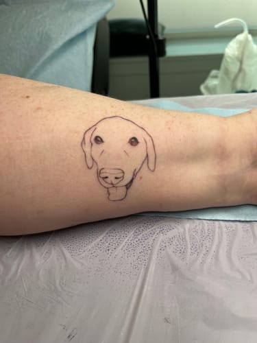 Customer photo review of Signature Tattoo Numbing Cream