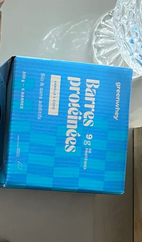 Customer photo review of Barres protéinées Bio