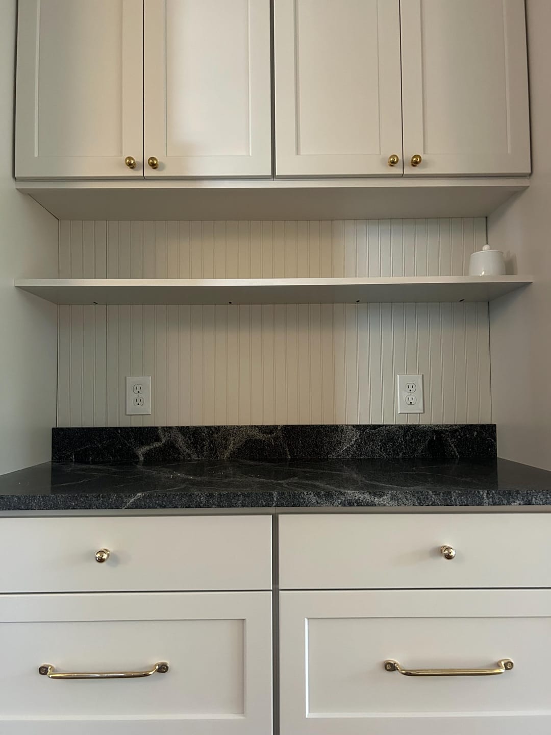 Customer photo review of Brass Ball Knob - Unlacquered Polished Brass