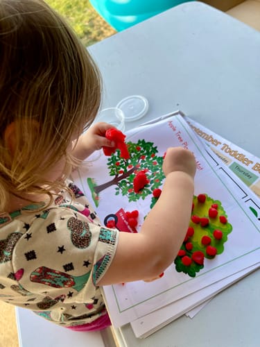 Customer photo review of The Toddler Box- 6 Months