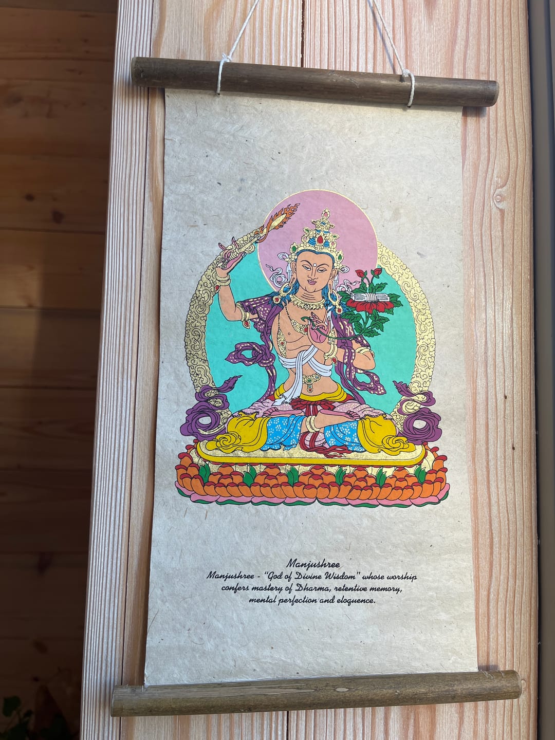 Customer photo review of Thangkas | Bambou & Papier de Riz