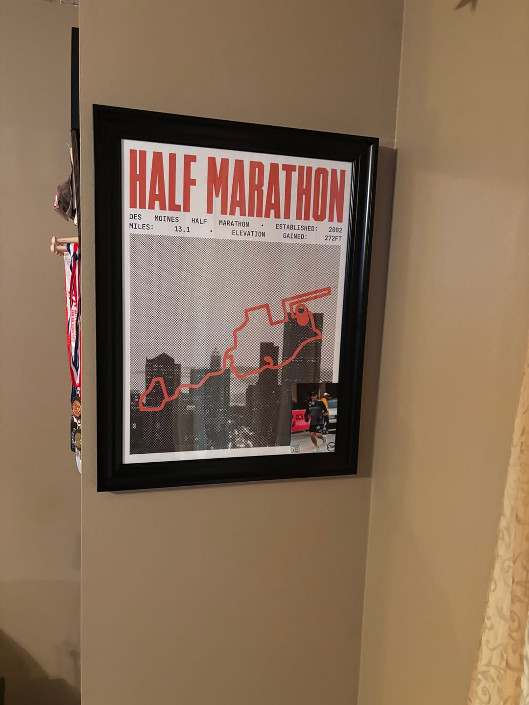 Customer photo review of Des Moines Half-Marathon Poster